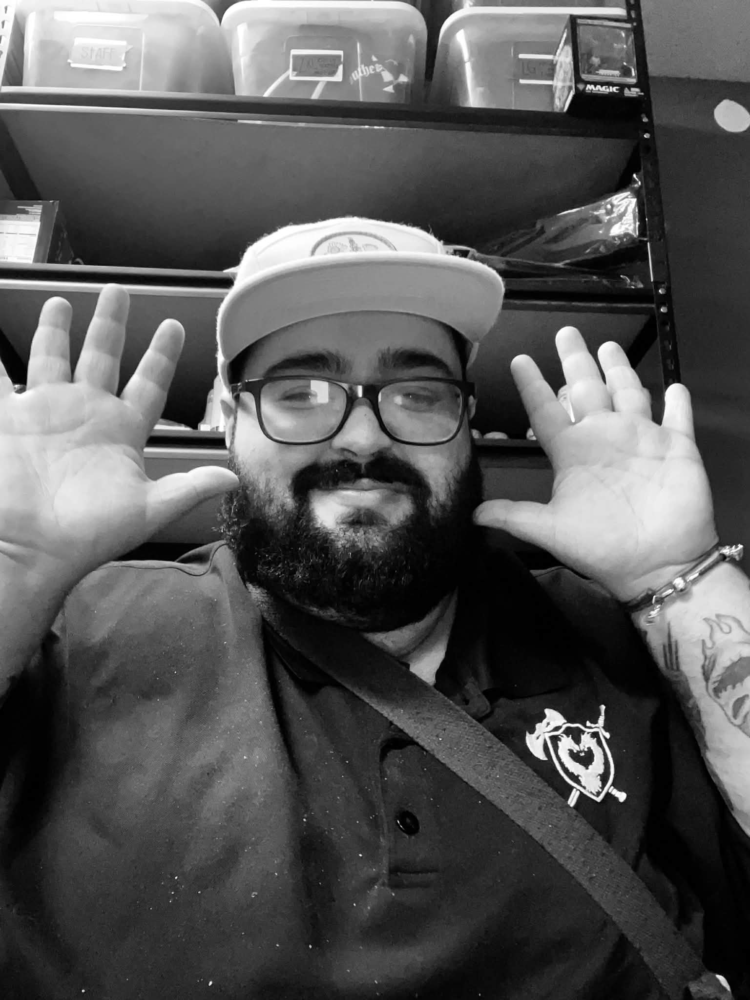 He sent me this white t-shirt ass memorial photo on his own volition